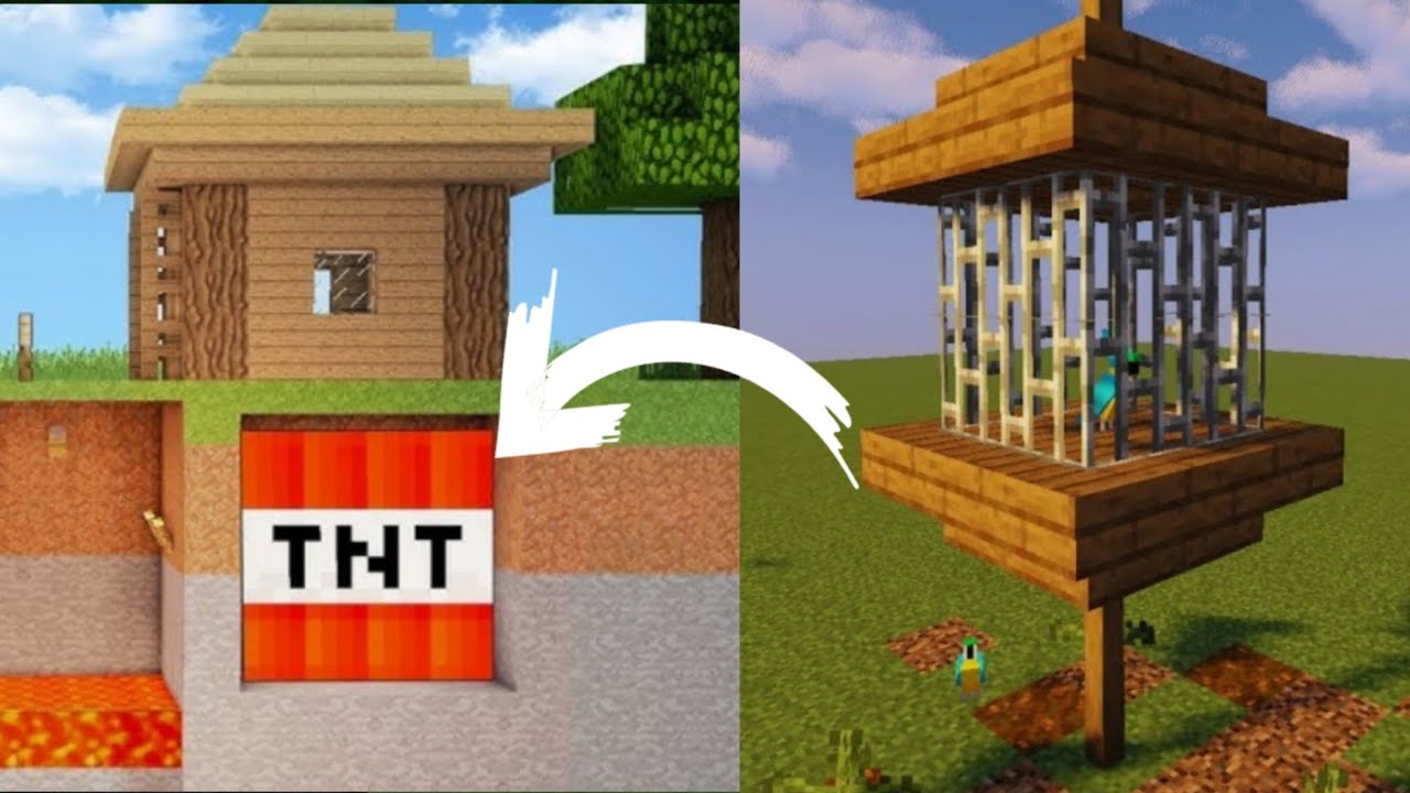 Minecraft Secret Trap to safe your Chest