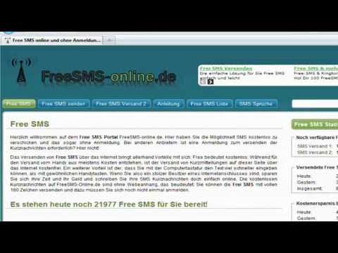 Free SMS Anleitung zum SMS Versand 2 - FreeSMS-Online.de