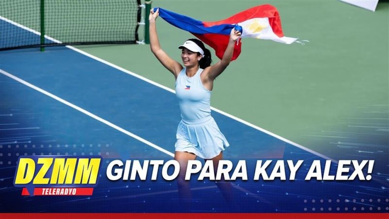 Alex Eala nasungkit ang gintong medalya sa SEAG women's singles tennis | DZMM TeleRadyo