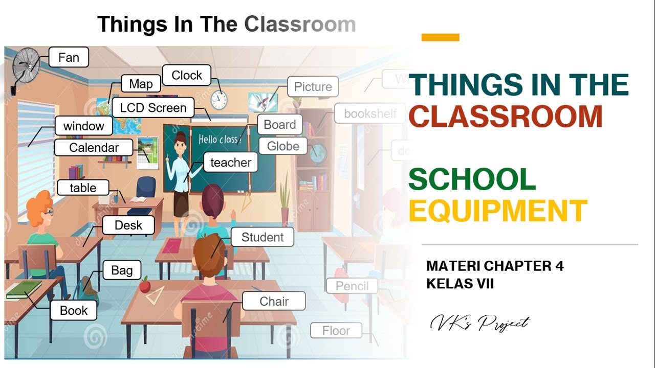 THINGS IN THE CLASSROOM SCHOOL EQUIPMENTS YouTube
