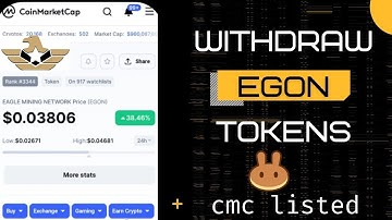 How To Withdraw Eagle Mining Network Tokens - CryptoKara Wallet - Eagle Mining Network Update