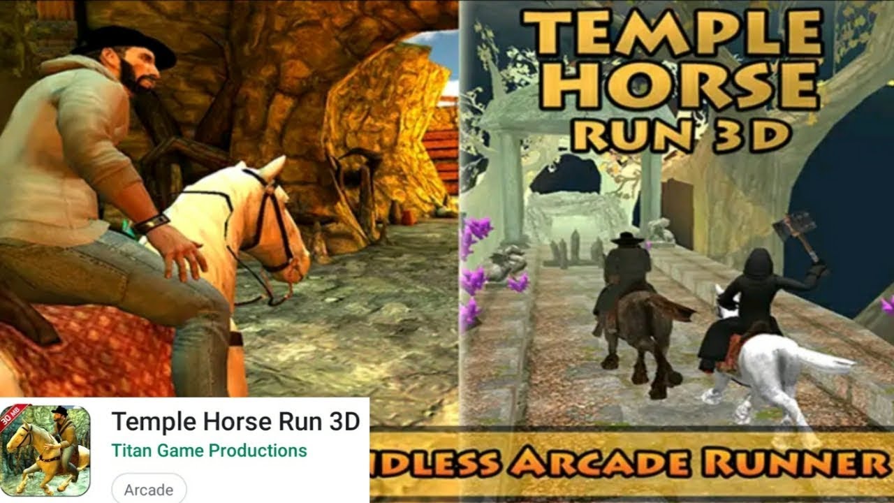 Temple Horse Run 3D Android AamePlay YouTube