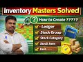 ​Tally Prime Inventory Masters: Stock Group, Category &amp; Item Creation (Step-by-Step) 📦