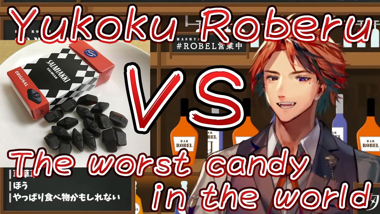 Yukoku Roberu VS the worst candy in the world【holostars JP】【Eng Sub】