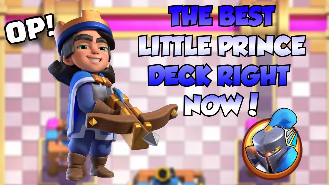 The five BEST decks with the Little Prince in Clash Royale! #littlepri, little prince clash royale