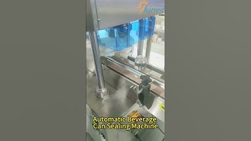 High-Speed PET Can Sealing Machine - Automatic Servo Seamer for Soda & Beer Cans #shorts #cansealer