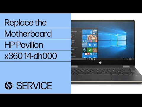 Replace The Display Panel Hp Pavilion X360 14 Dh000 Hp Youtube