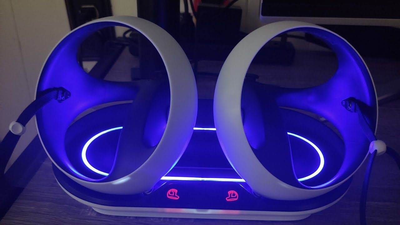 Great PSVR 2 Controller Charging Unit - YouTube