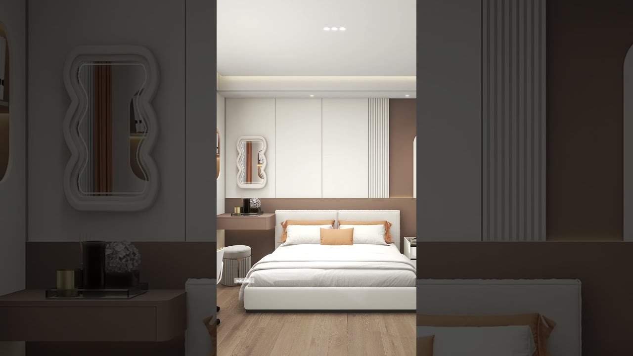 Thiết kế phòng ngủ master 20m2 hiện đại vẻ đẹp nhẹ nhàng và đầy ấm áp 😍 #decorphongngu - youtube