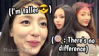 jihyo got annoyed when once said she was *almost* the same height as chaeyoung Information