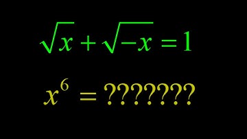 When Square Roots Meet Imaginary Numbers: Solving for 𝑥^6