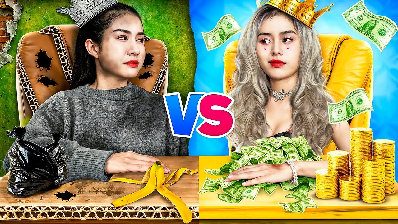 Adik Kaya Vs Adik Miskin! Gadis Miskin Diadopsi Oleh Keluarga Kaya