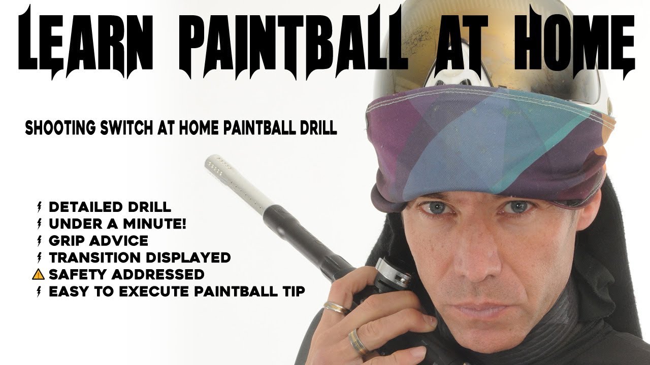 1 Minute Paintball Shooting Switch At Home Drill Improved paintball