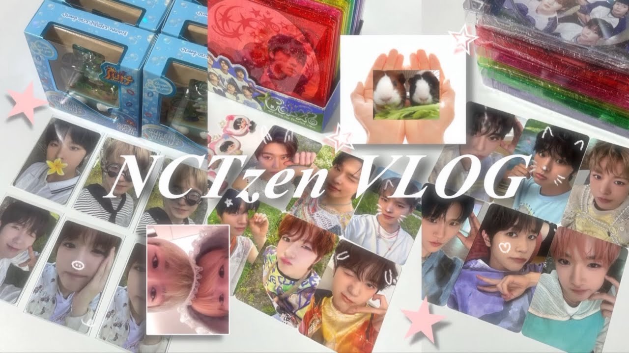 [시즈니 브이로그] 고양이 릴스를 보낼게~🐾| 엔시티위시 | 컬러 | 분철 총대 | 포토북 | 앨범깡 | 반택깡 | 샄프