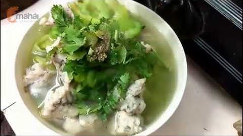 BÁNH MÌ MÁ HẢI | CANH CHẢ CÁ THÁC LÁC KHỔ QUA NGON NGẤT NGÂY