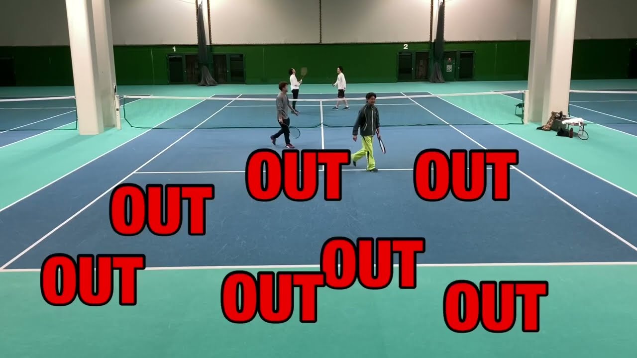 テニス】ダブルスの戦術・動き方・考え方「試合を解説」 - YouTube