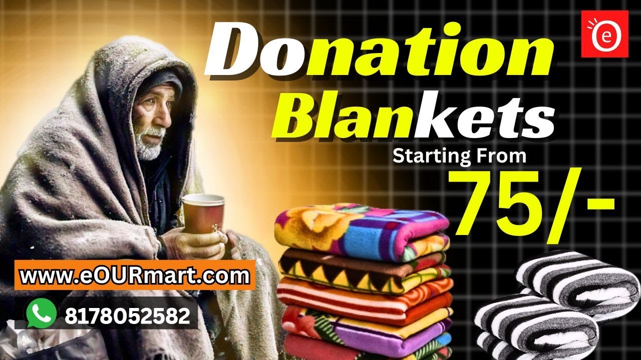Buy Donation Blankets | दान में देने वाले कम्बल At Factory Price 