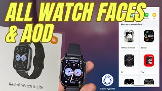 I EXPLORED Redmi Watch 5 Lite's 200 WATCH FACES and Always On Display! screenshot 5