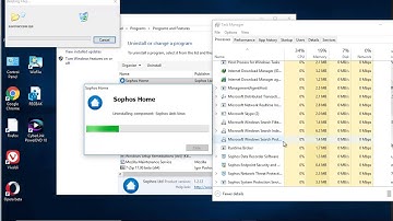 Uninstall Sophos Home on Windows 10 Fall Creators Update