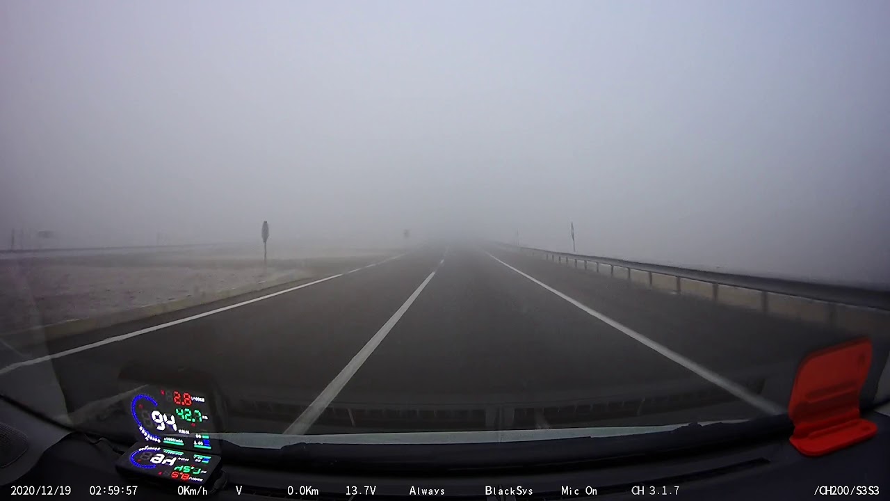 Blacksys ch 200 foggy weather