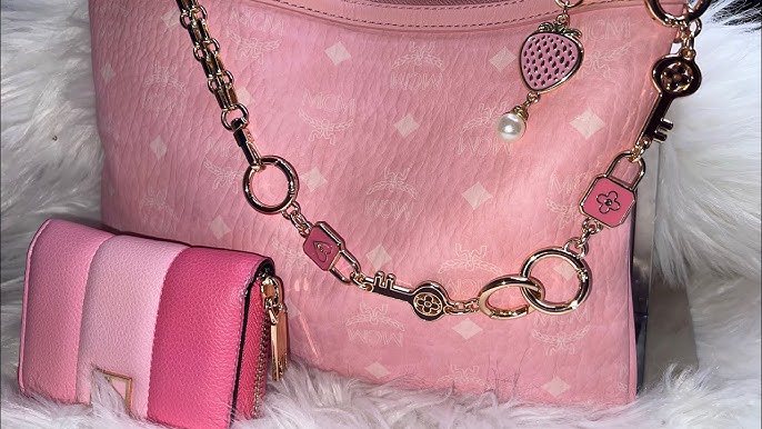 What's in my Pink MCM Bag💗💗 