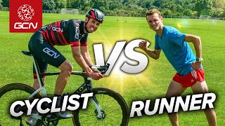 Cyclist VS Runner: Who