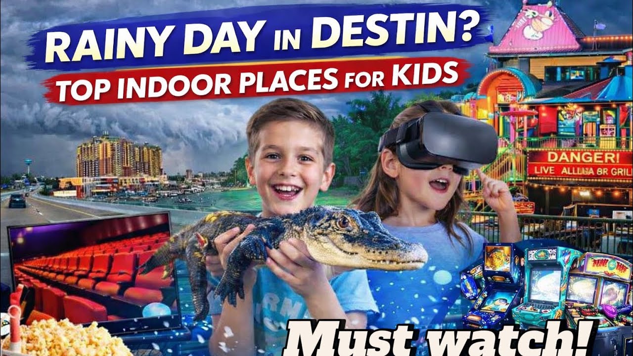 Rainy Day in Destin? BEST Indoor Things To Do With Kids (Don’t Miss