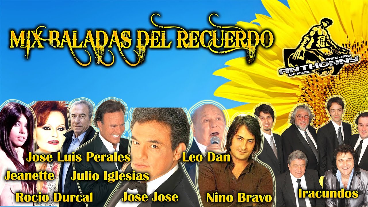 MIX BALADAS DEL RECUERDO DJ ANTHONNY OFICIAL (PERU) YouTube