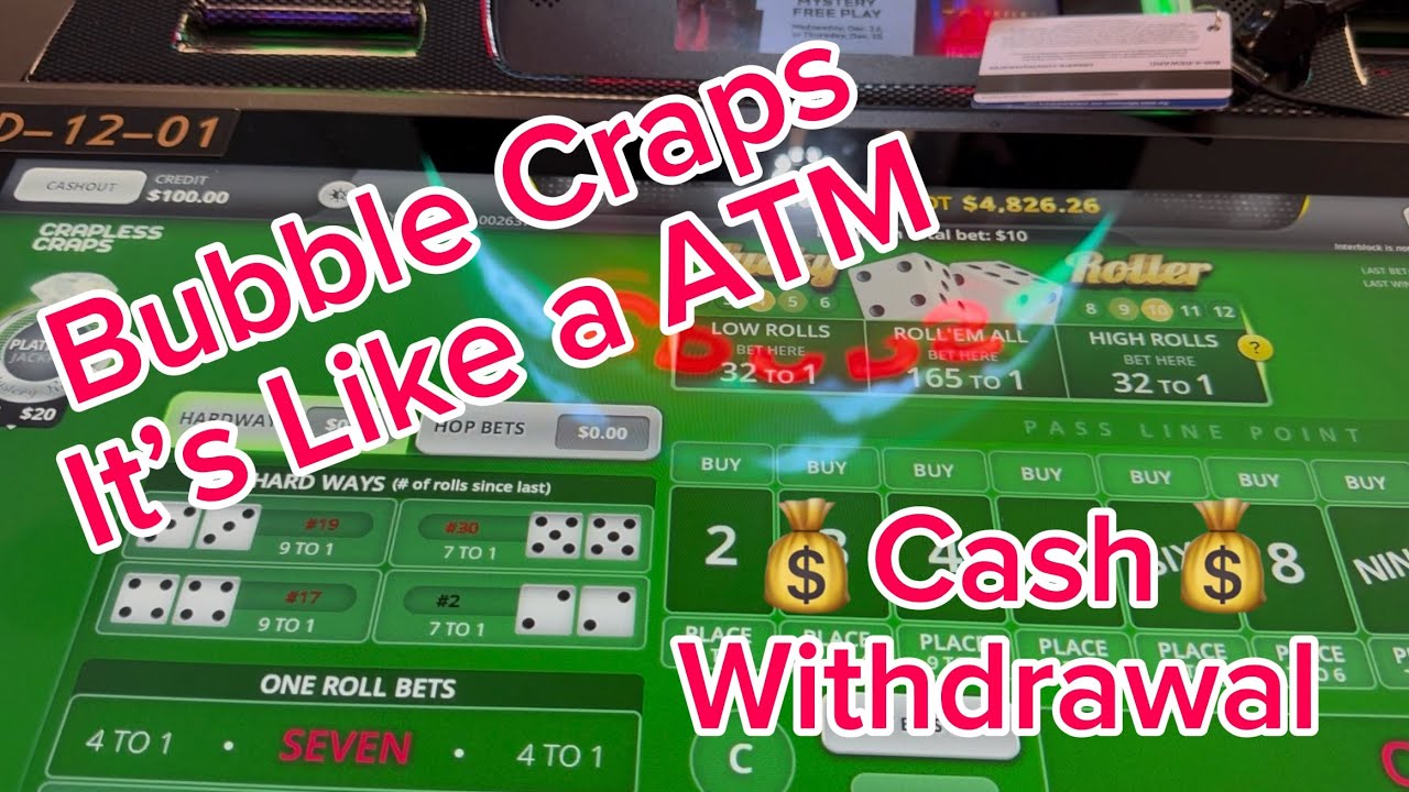 Bubble Craps can we double up???