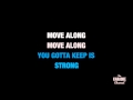 Move Along in the Style of "The All-American Rejects" karaoke video with lyrics (with lead vocal)