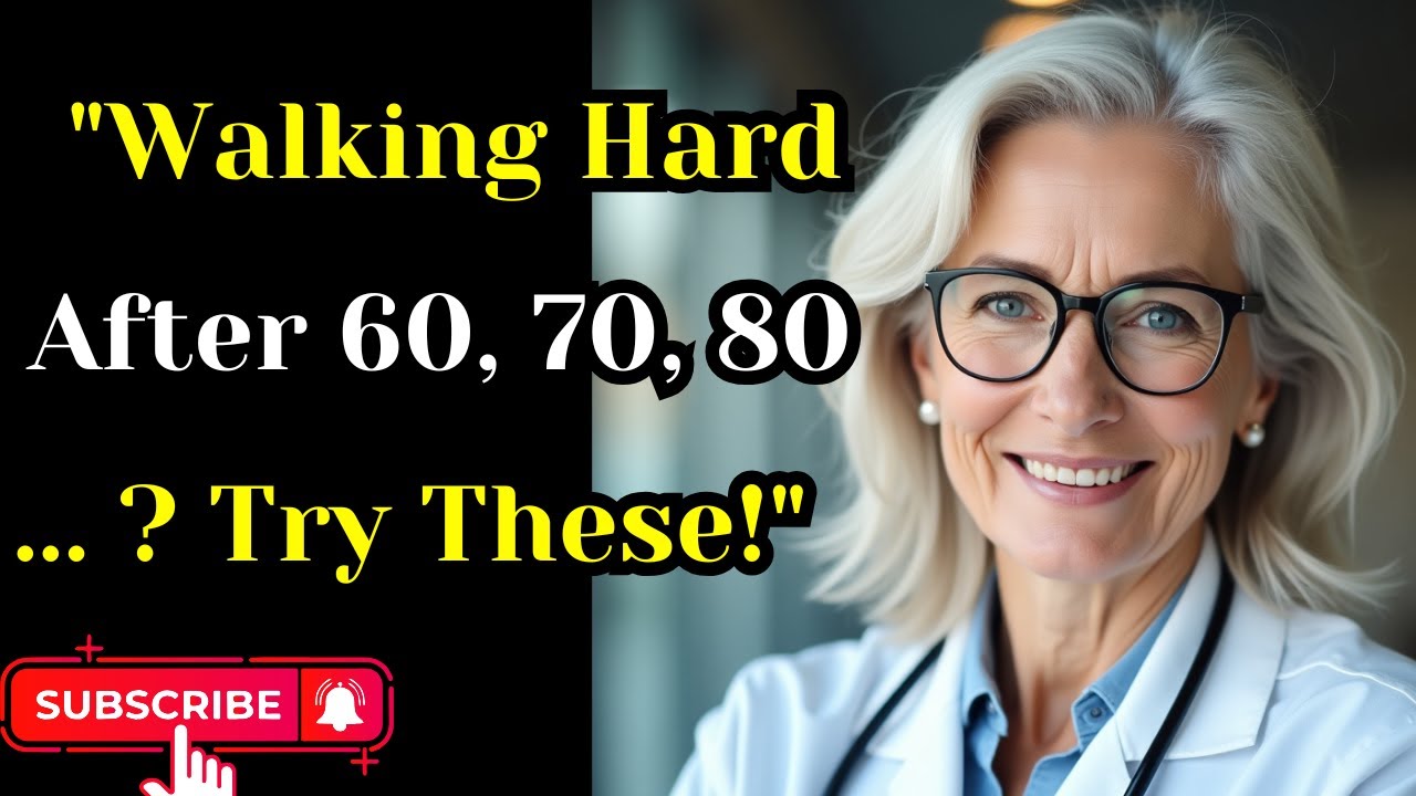 WALKING Getting Harder at 60 70 80? Try These 5 Surprising Alternatives ...