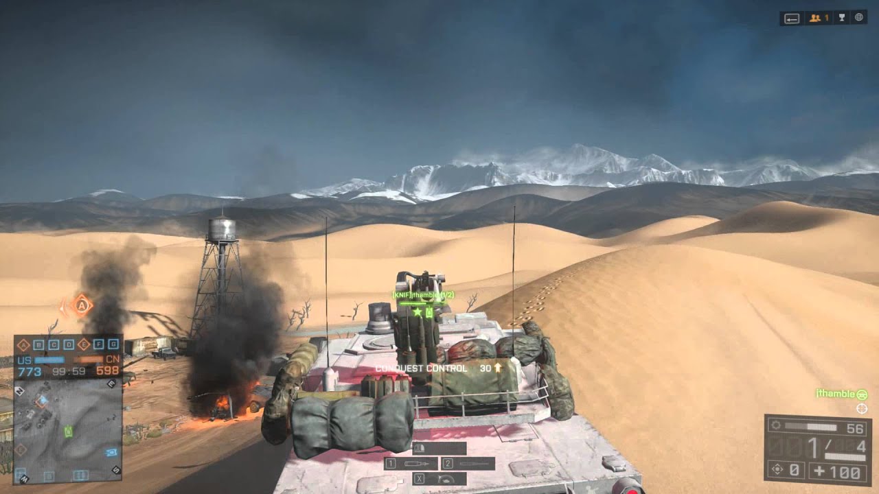 Battlefield 4 Tank Vs Jets!
