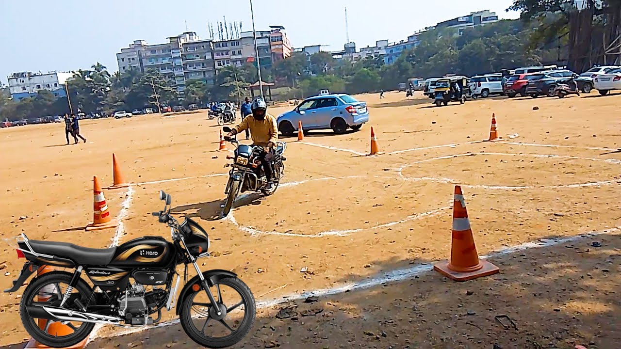 Hero Splendor Plus Two Wheeler Driving License Test in Jamshedpur
