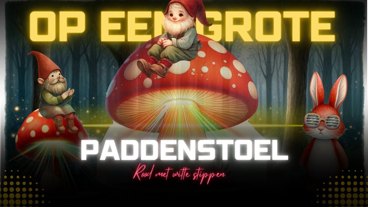 Op een Grote Paddenstoel (Dance) Dansbaar Kinderliedje met Tekst en