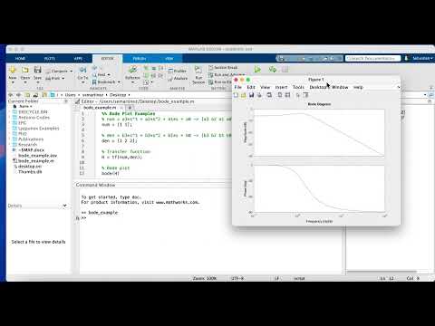Practice Videos - 12 - Bode Plot MATLAB
