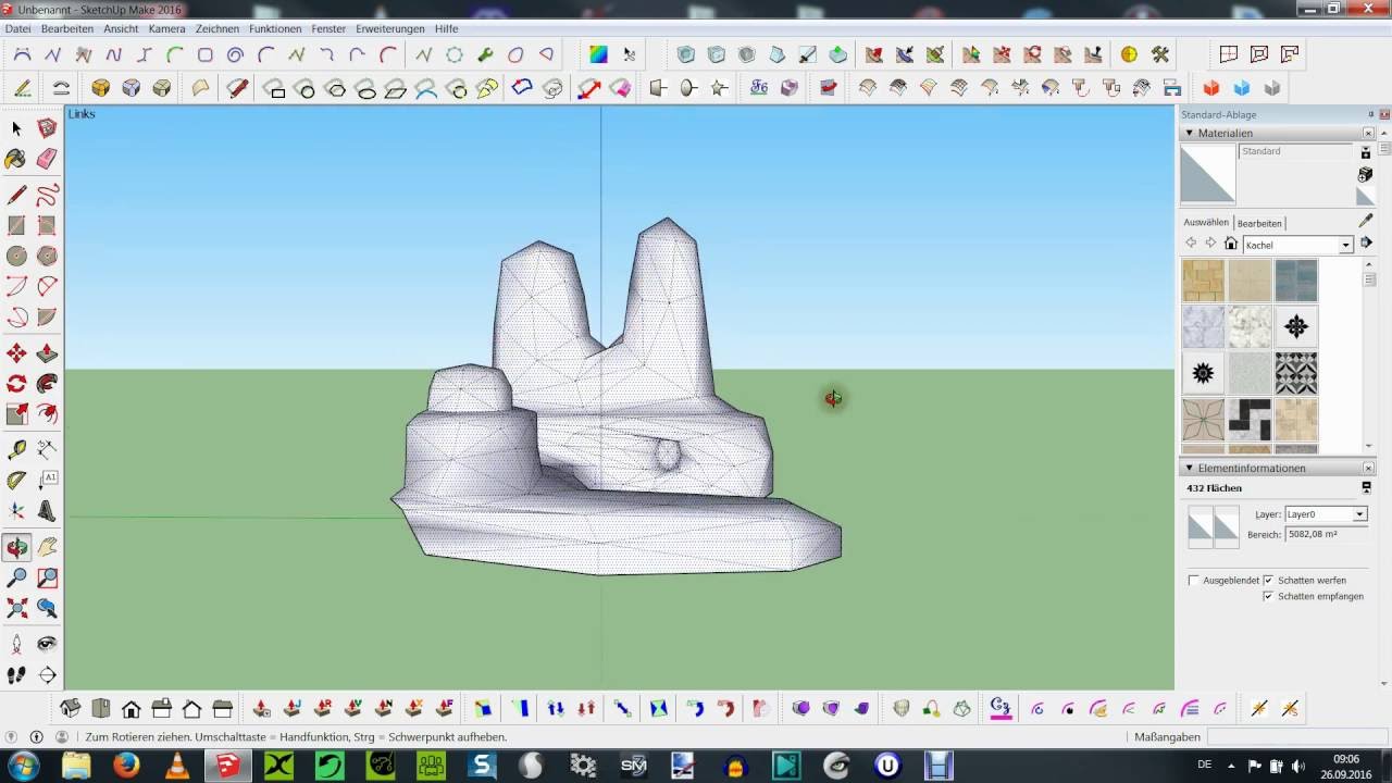 Sketchup Tutorial modelling (sculpt) an Island (HD1080) YouTube