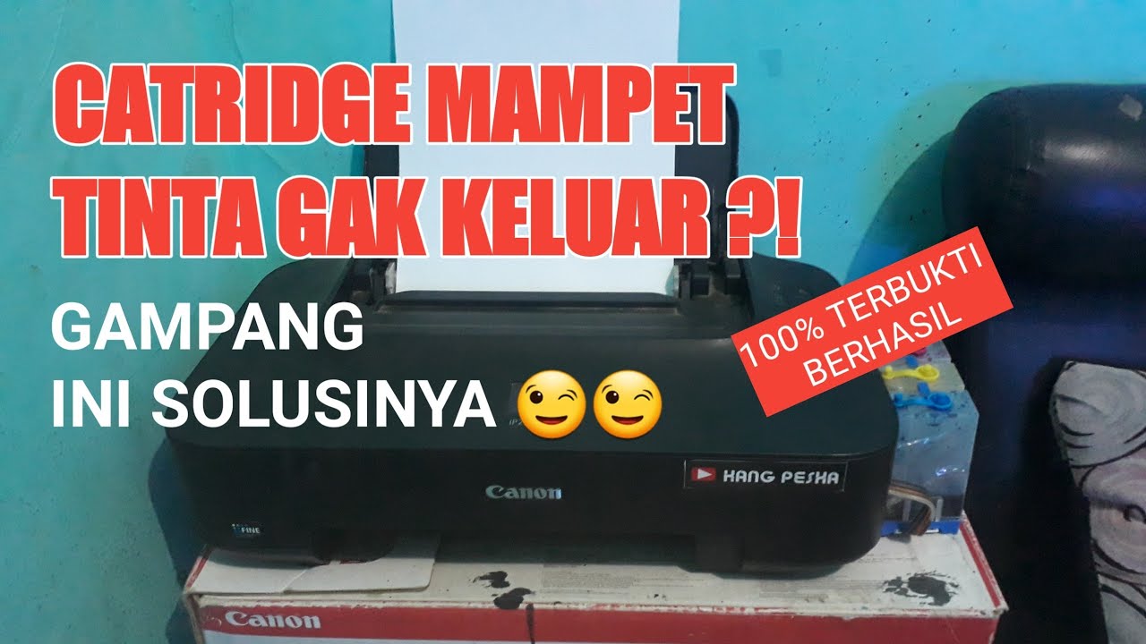 Cara Perbaiki Printer Canon IP2770 Hasil Cetakan Bergaris Putus-putus