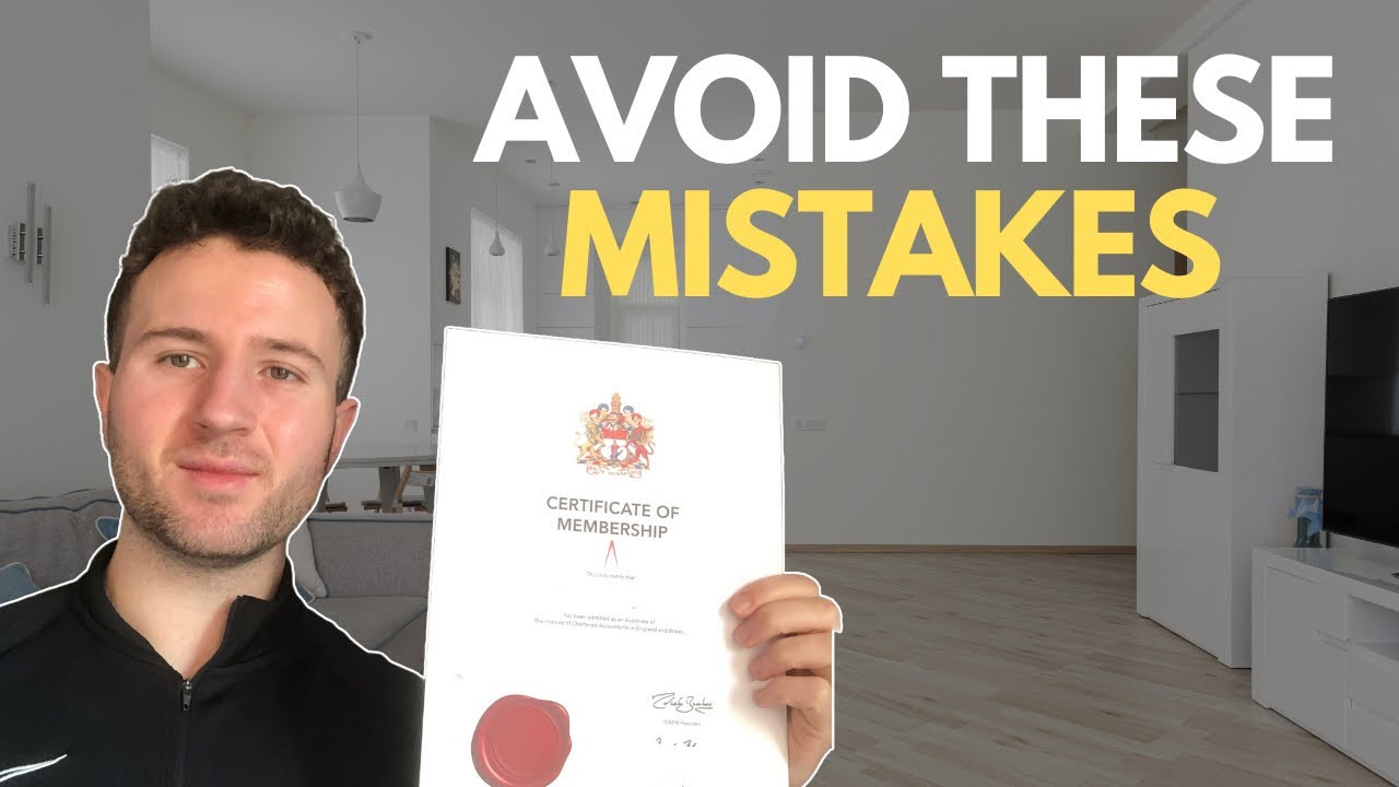 Fix These 6 Mistakes To PASS Accounting Exams