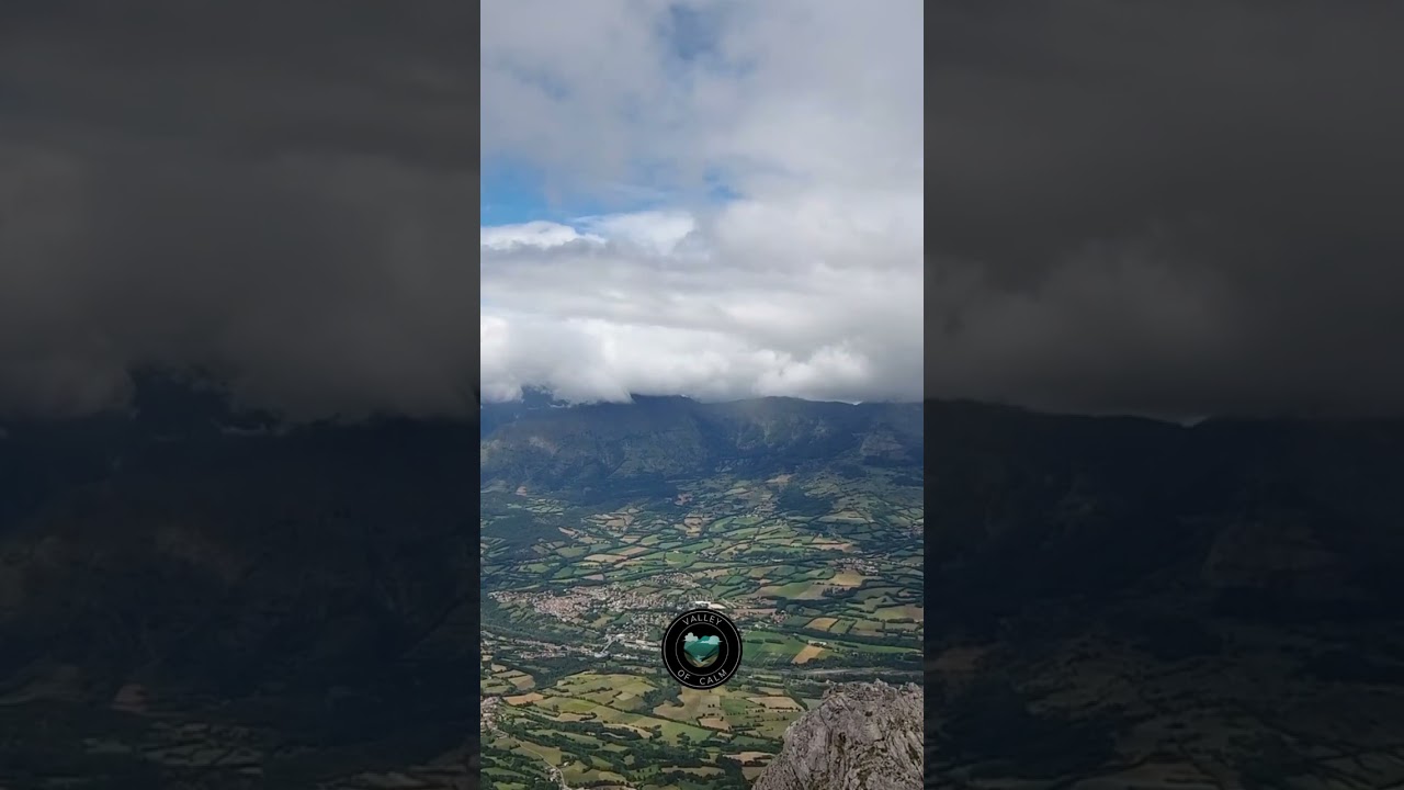 Floating Over Jagged Mountain Peaks with Hypnotic Trance Music 