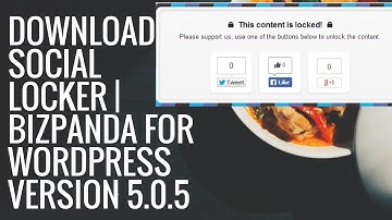 Download Social Locker for Wordpress v5.0.8 (Working)