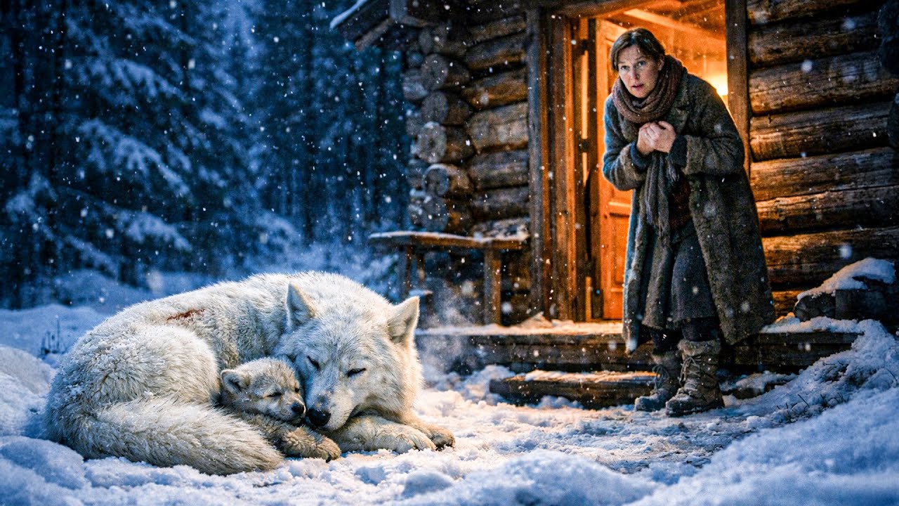 Wolfsmutter und Kälbchen baten bei −61 °C um Schutz – Was die Einsiedlerin tat, war ein Wunder