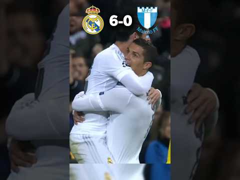 🇪🇸 Real Madrid - Malmo 🇸🇪 • UCL 2016 - Ronaldo🤩☄️