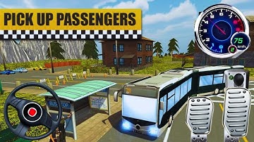 Bus & Taxi Driving Simulator Walkthrough Gameplay Part - #1  (iOS, Android)