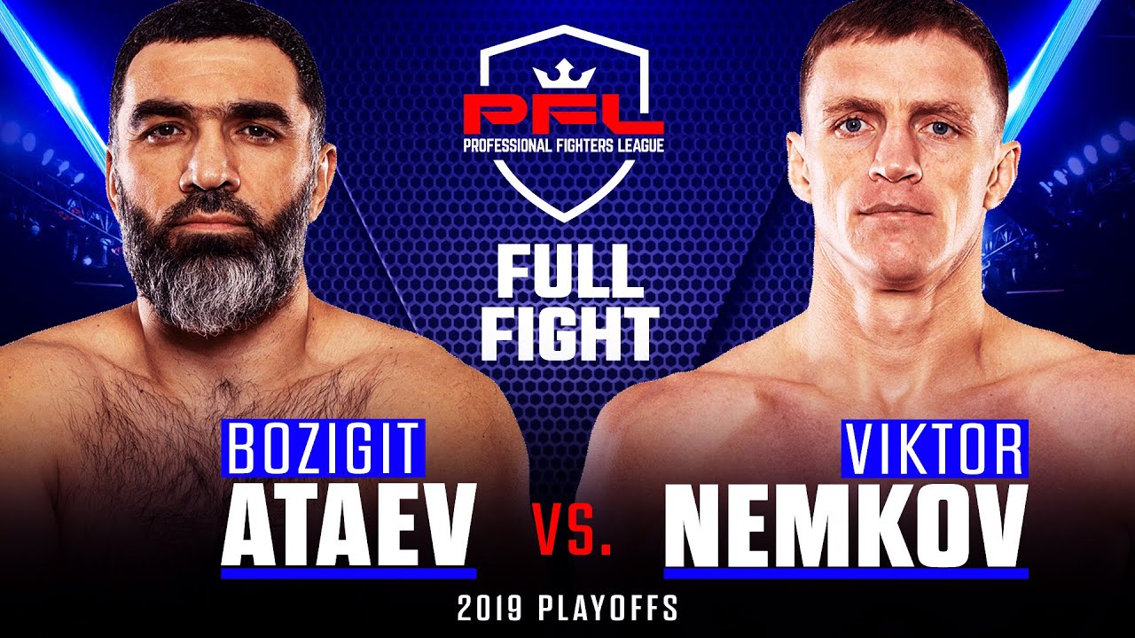 Full Fight | Bozigit Ataev vs. Viktor Nemkov (Heavyweight Quarterfinals) | 2019 PFL Playoffs