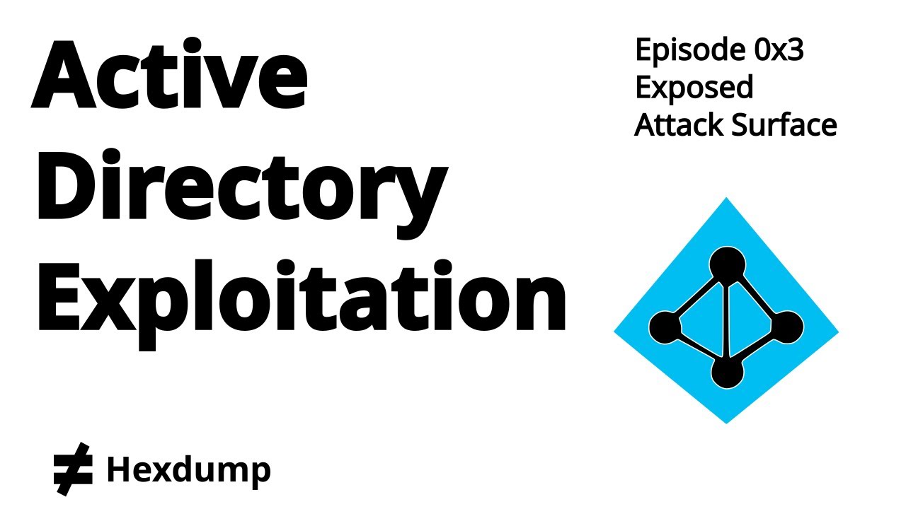 Active Directory Exposed Attack Surface - YouTube