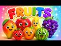Learn Fruits  🍎🍌with Fun Kids Animation | Jumping Fruits Song” | Fruits song