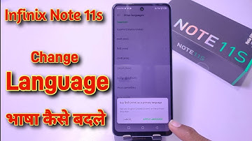 How to change Language in Infinix Note 11s, Infinix Note 11s mobile me language change kaise kare