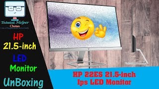 HP 22ES 21.5-inch IPS LED Monitor Unboxing || HP Full HD Monitor Unboxing