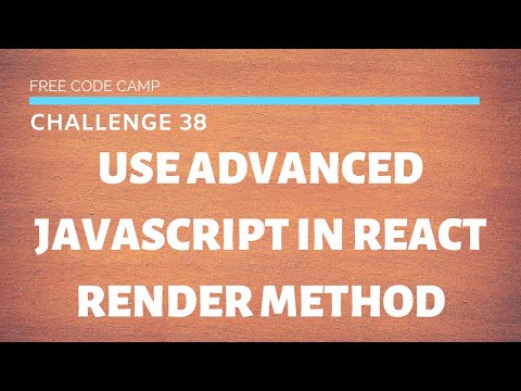 Free Code Camp - Use Advanced Javascript In React Render Method - SOLUTION !!!