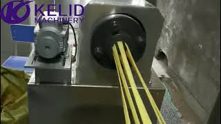 Industry Fried Wheat Flour Snack Making Machine / Crispy Chips / Bugles / Rice Crust Process Line
